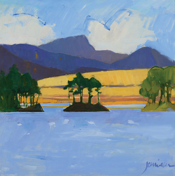 painting of Loch Ossian