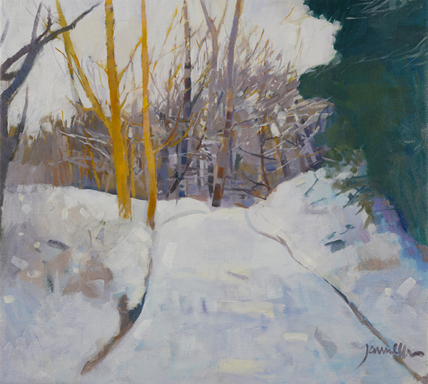 painting of Winter Walk