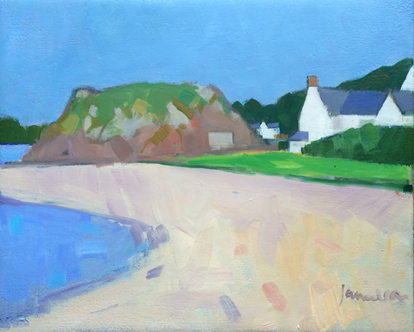 painting of Dunure