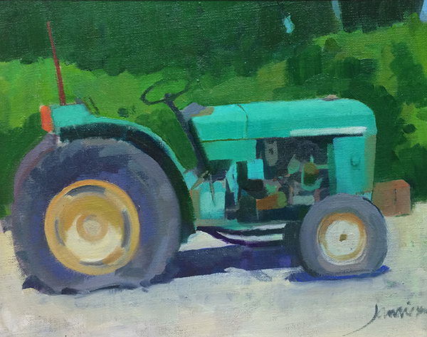 painting of Tractor